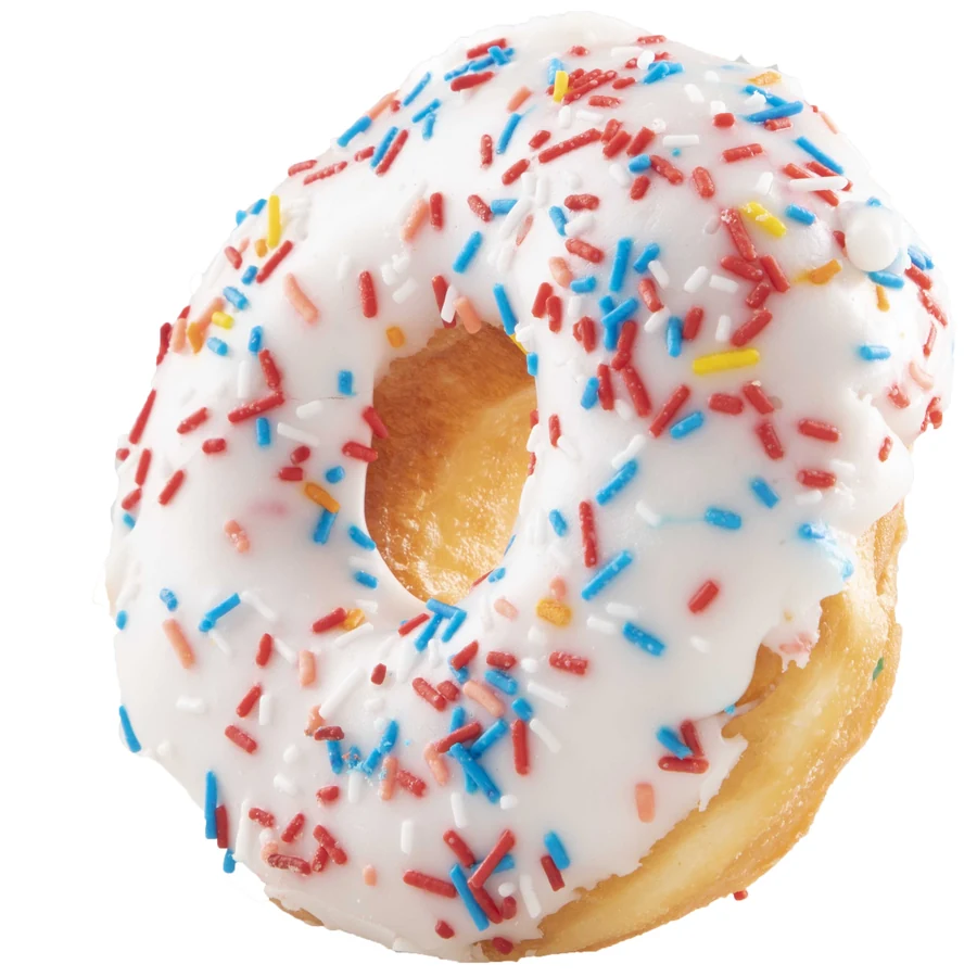 Vanilla Sprinkled at Donuts Factory