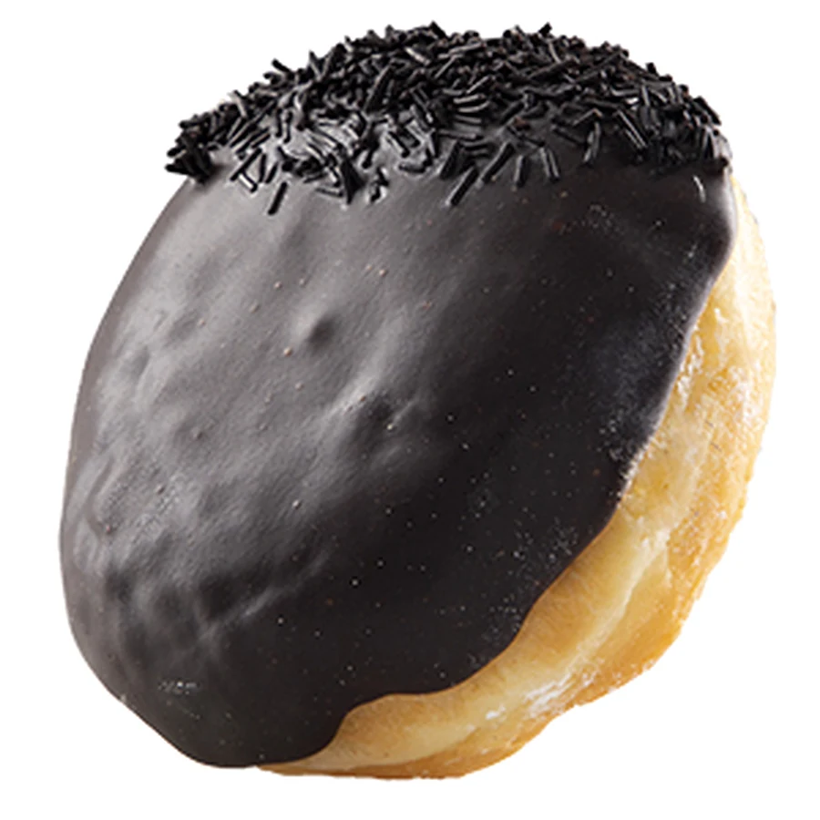 Chocolate Boston Kreme at Donuts Factory