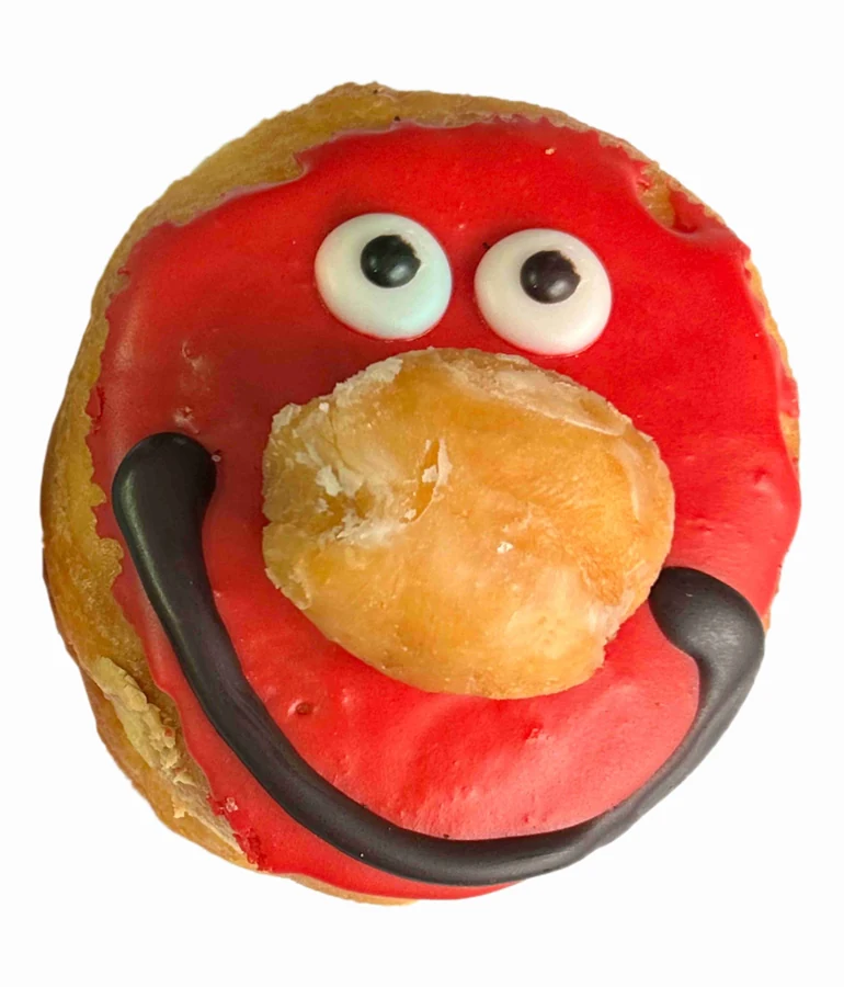 Elmo Donut at Donuts Factory