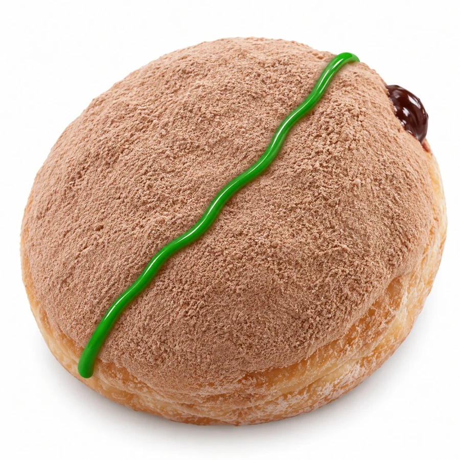 Vegan Apple Spice Shell at Donuts Factory