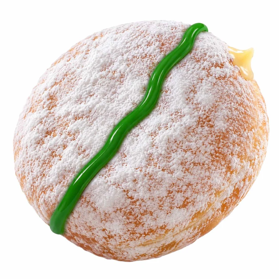Vegan Bavarian Kreme Shell at Donuts Factory