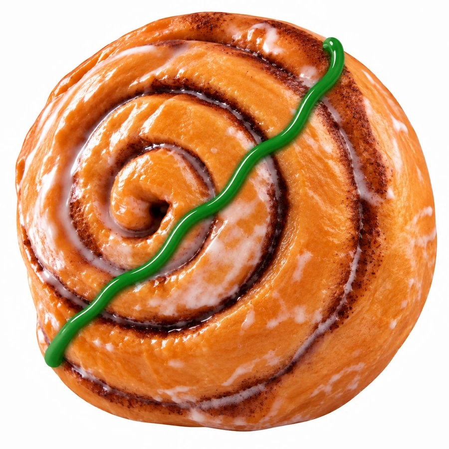 Vegan Coffee Roll at Donuts Factory
