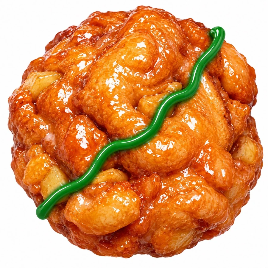 Vegan Fritter at Donuts Factory