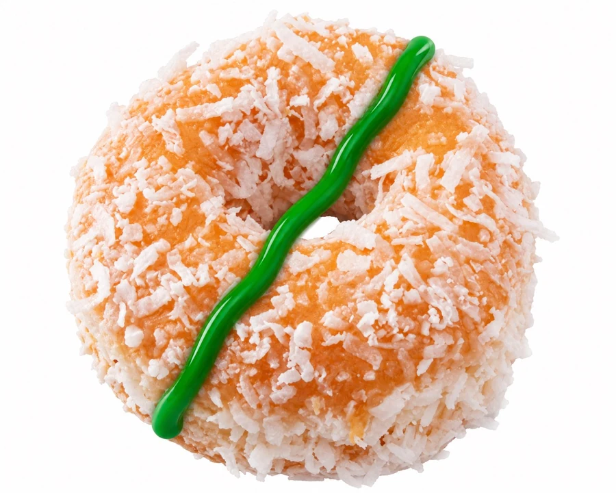 Vegan Coconut Mix Special at Donuts Factory