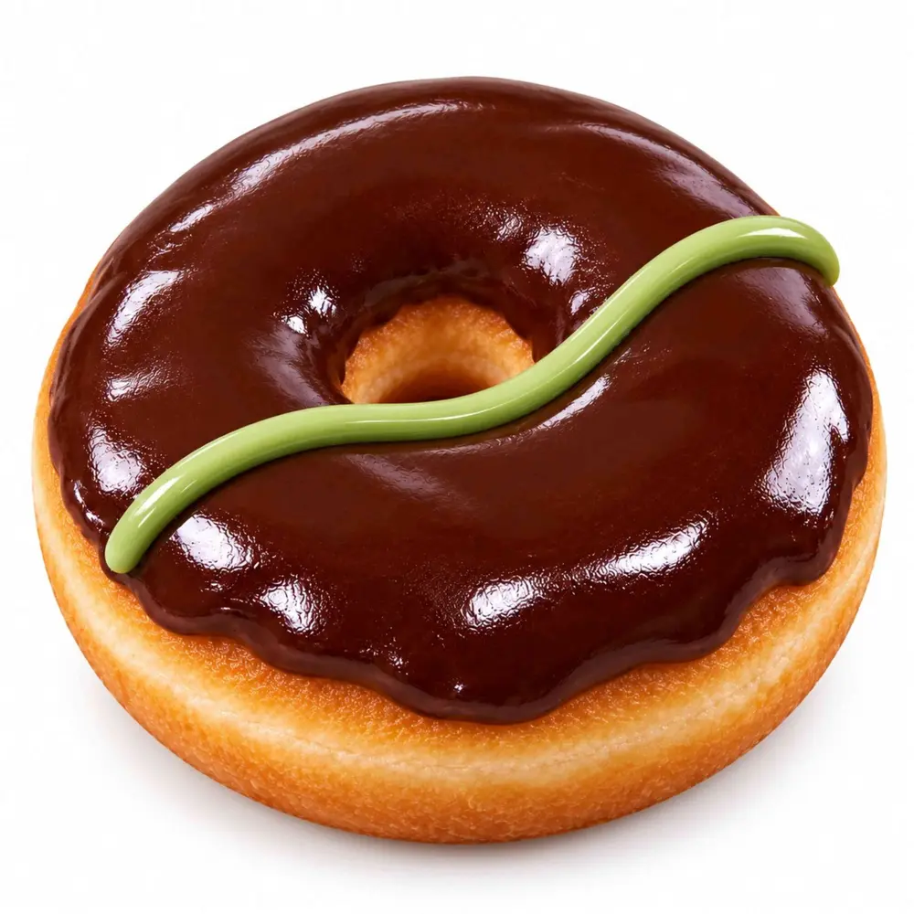 Vegan Chocolate Frosted at Donuts Factory