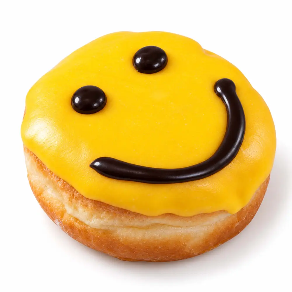 Smiley Face at Donuts Factory