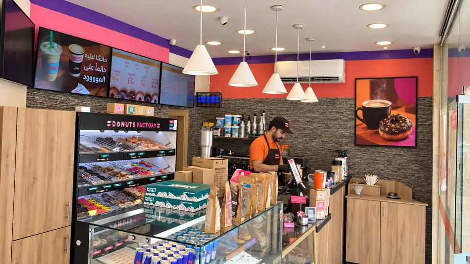 Abdallah Ghousheh Street main counter and displays