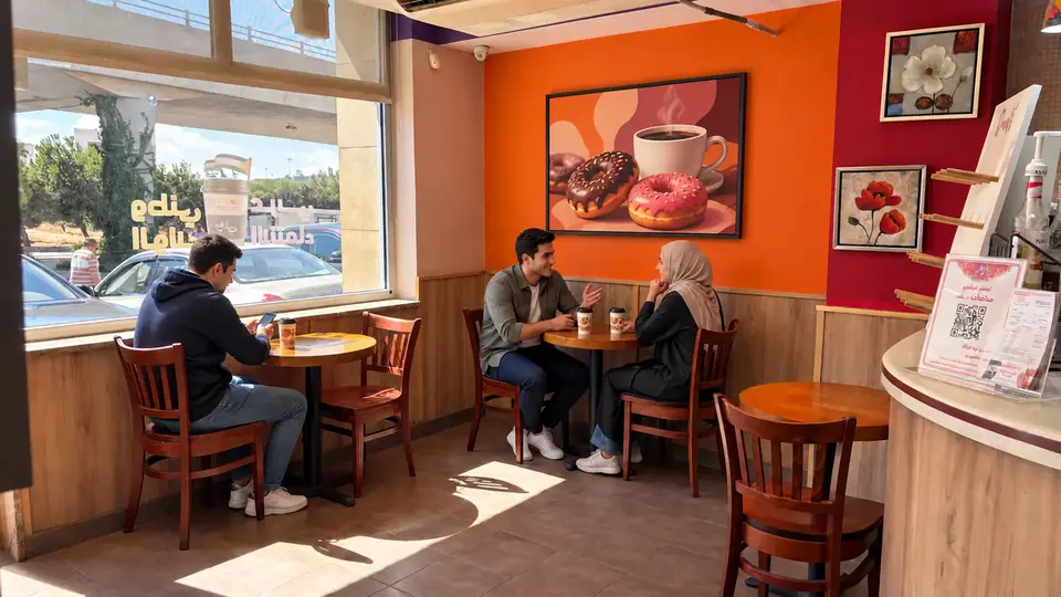 Dabouq (Khilda Circle) indoor seating · main view