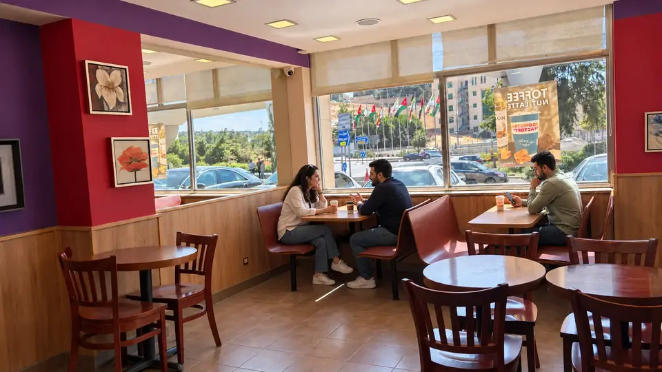 Dabouq (Khilda Circle) indoor seating · another view