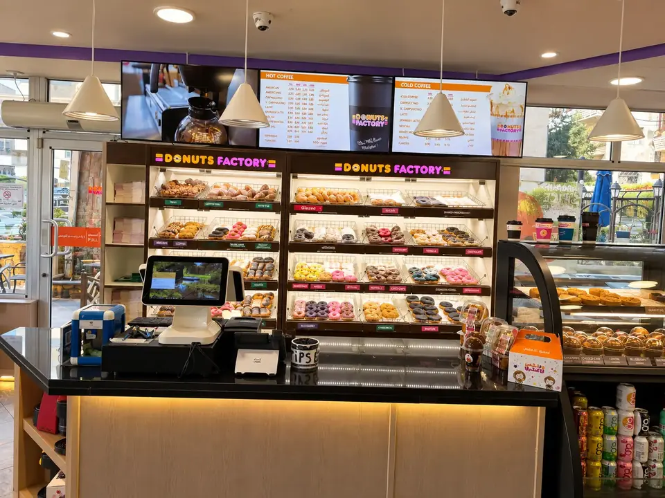 Madina Street donut counter