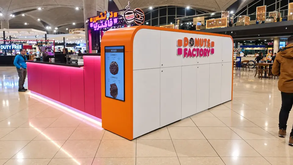 QAI Airport Duty Free back counter